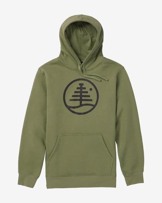 Sudadera con capucha Burton Family Tree verde bosque mujer