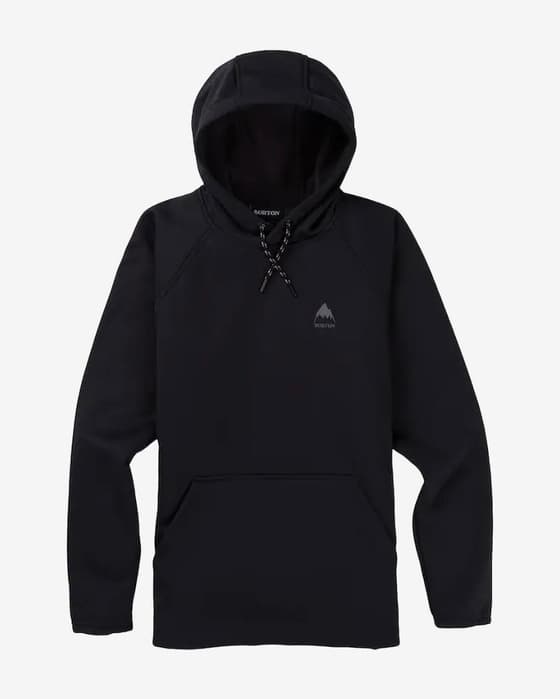 Sudadera con capucha Burton Crown negro puro mujer