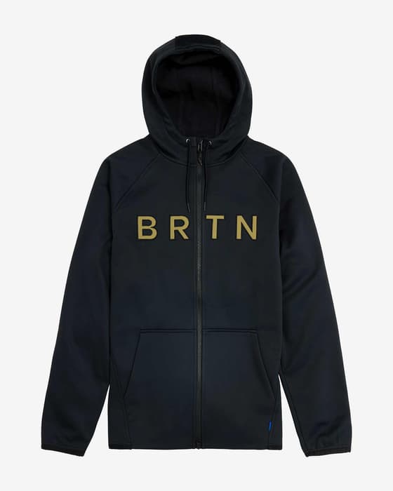 Sudadera con capucha Burton Crown Full Zip negro