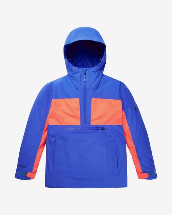 Chaqueta con capucha Burton Pillowline GORE-TEX 2L azul naranja mujer