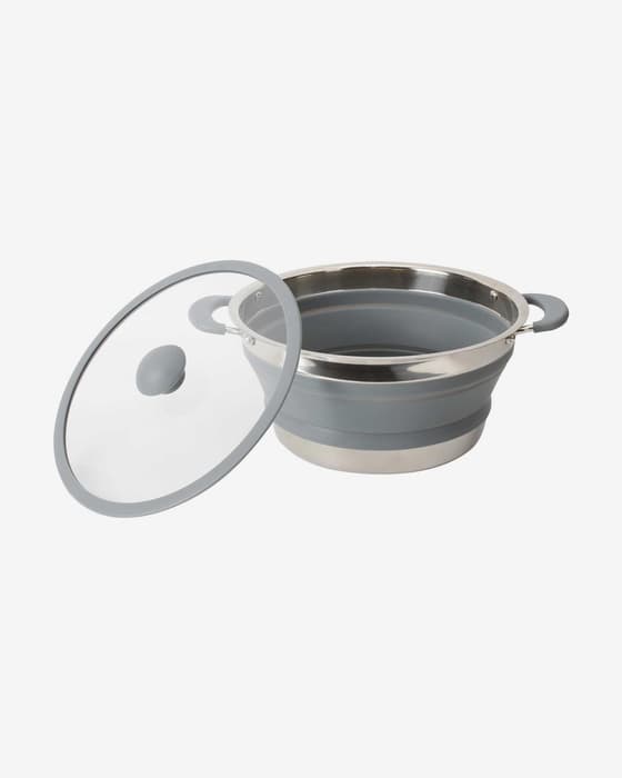 Cacerola plegable Brunner Volcano Fold-Away 20 cm gris
