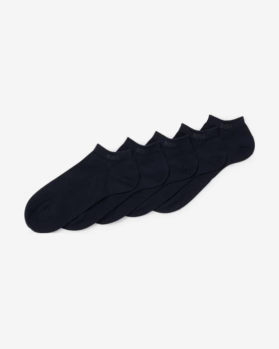 Calcetines BOSS Solid Color negro (5 pares)