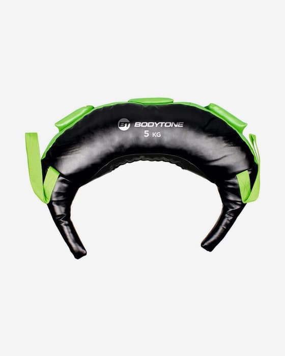Saco entrenamiento búlgaro Bodytone 5 kg negro verde