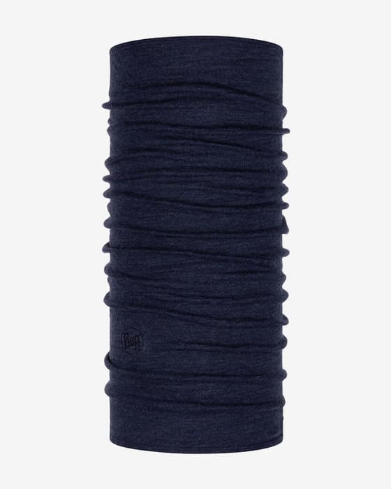 Buff Midweight Merino Wool Melange Night Blue