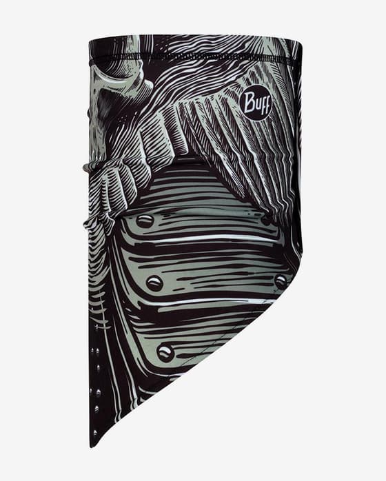 Bandana Buff Tech Fleece N-Tribe negro blanco gris