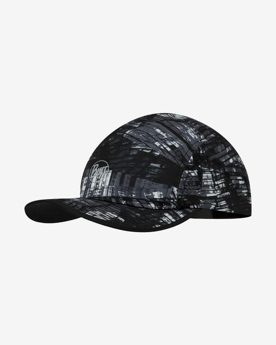 Gorra Buff Run Cap R-Solid negro gris