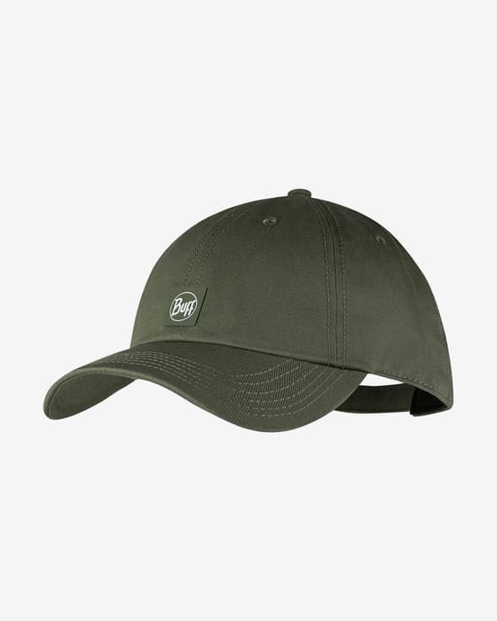Gorra Buff Baseball Solid verde oscuro
