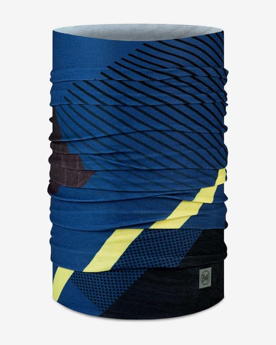 Buff Coolnet UV azul oscuro amarillo granate