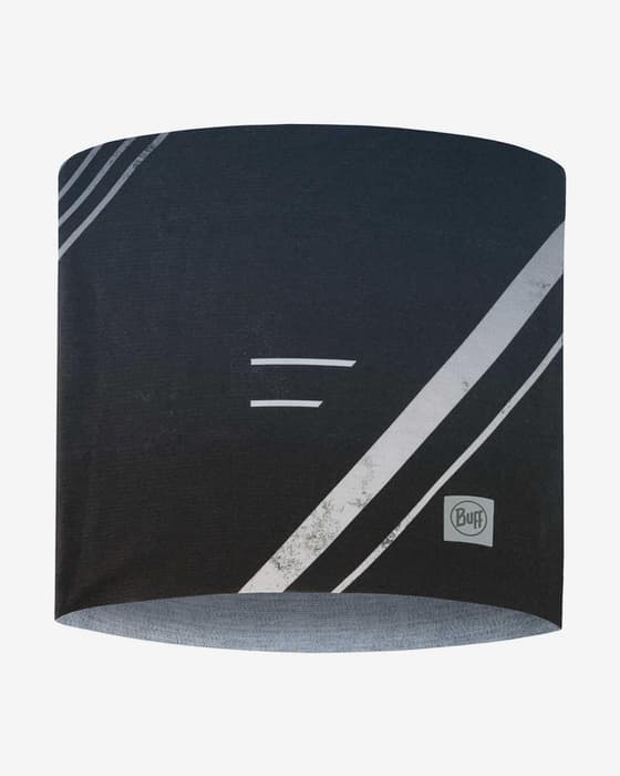 Buff Solid Headband gris oscuro blanco