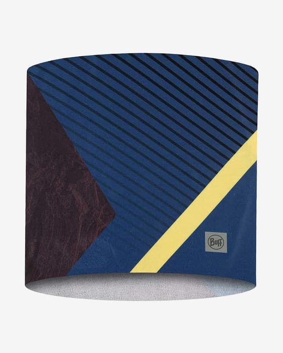 Buff Solid Headband azul oscuro amarillo marrón