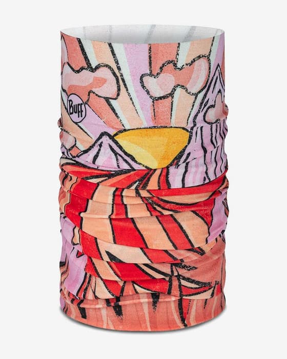 Buff Coolnet UV naranja rojo rosa