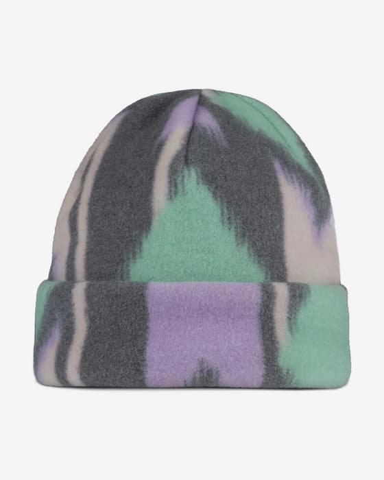 Gorro Buff Polar Prints verde lila gris