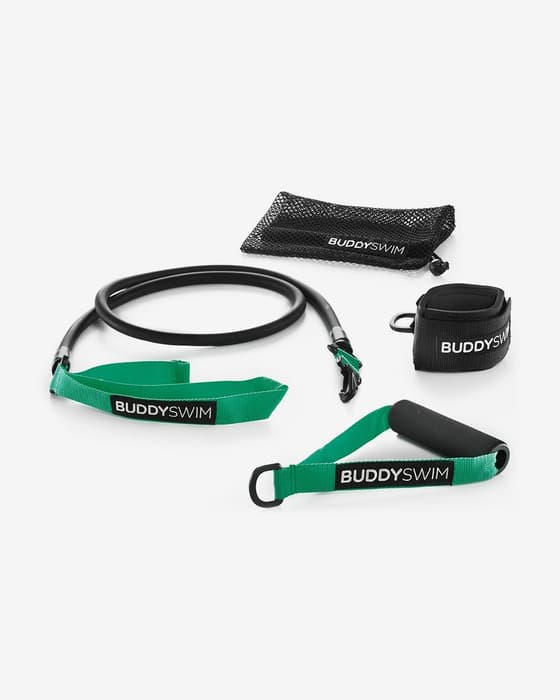 Buddyswim Ultimate Dryland X-Light Black Green Resistance Bands