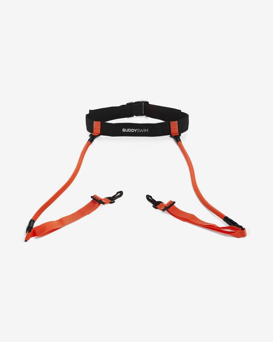 BuddySwim Stationary Swim Lane Belt black orange