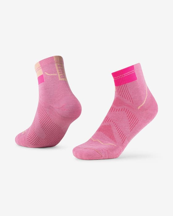 Calcetines Buff Coolnet Quarter rosa