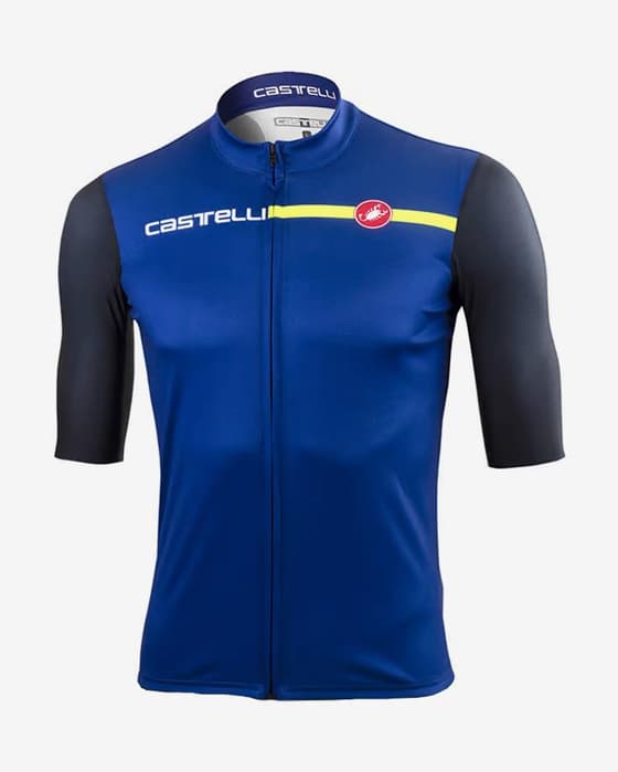 Maillot Castelli Squadra Limited Edition manche courte bleu noir