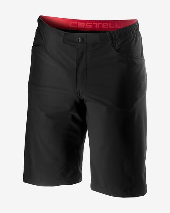 Pantaloni corti Castelli Unlimited senza fondello nero