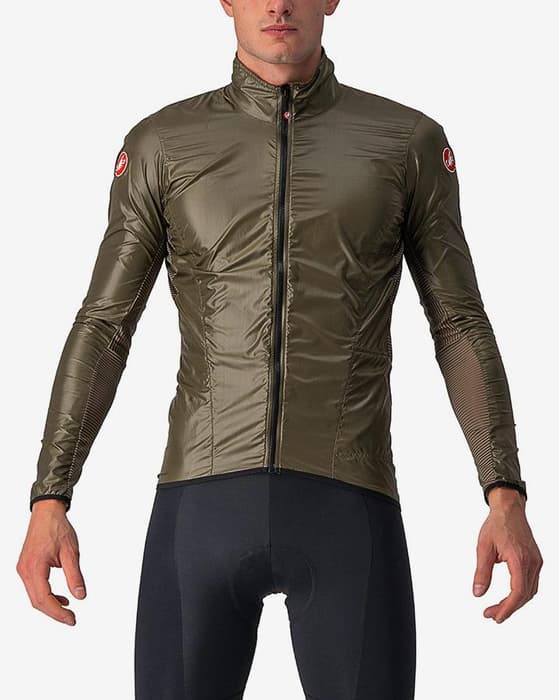 Castelli Aria Shell Windjacke grün-braun
