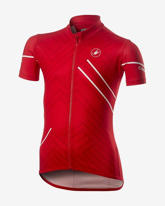Maillot Castelli Campioncino manche courte rouge enfant