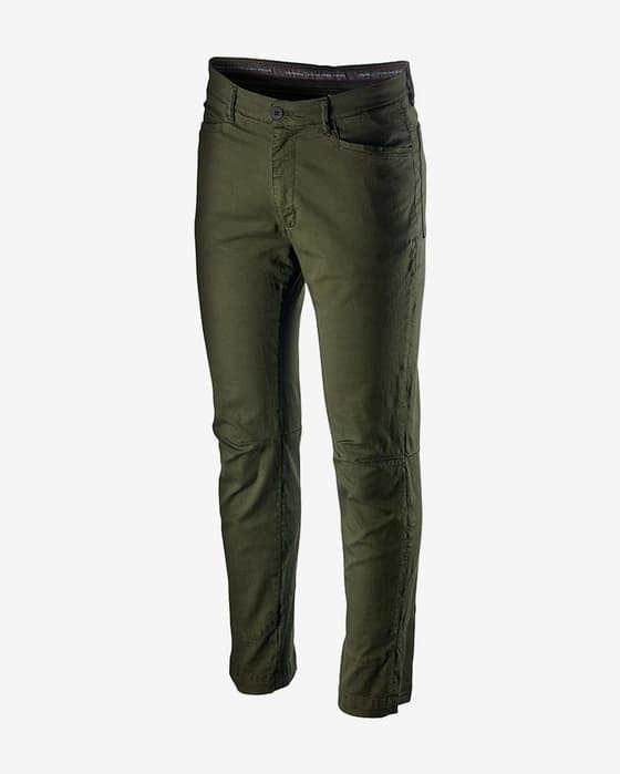 Pantalón largo Castelli Vittore Gianni Atelier 5 Pocket verde oscuro