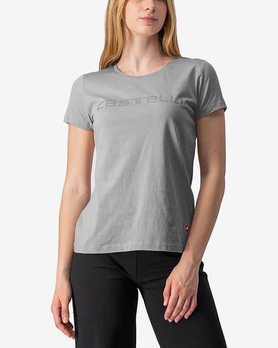 Camiseta Castelli Sprinter manga corta gris claro mujer