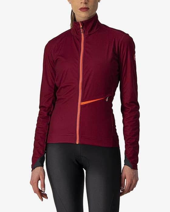 Castelli Go GORE-TEX INFINIUM™-jakke Mørkerød Lyserød Kvinder