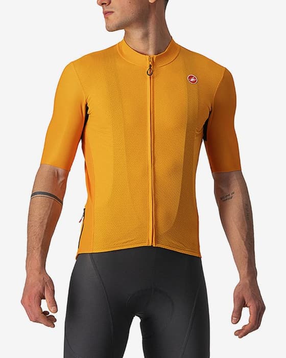 Maillot Castelli Endurance Elite manche courte orange brillant