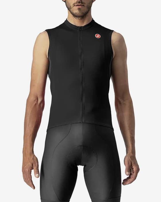 Maillot Castelli Entrata VI sans manches noir gris foncé