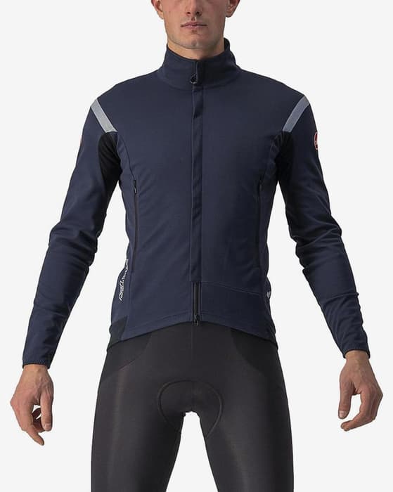 Castelli Perfetto RoS 2 Rosso Corsa GORE-TEX INFINIUM™ Jacket Dark Blue