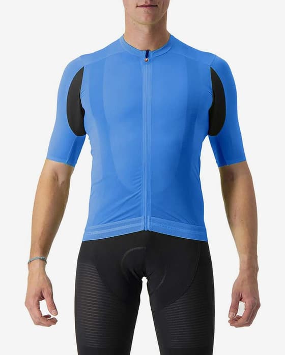 Maillot Castelli Superleggera 3 manga corta azul claro