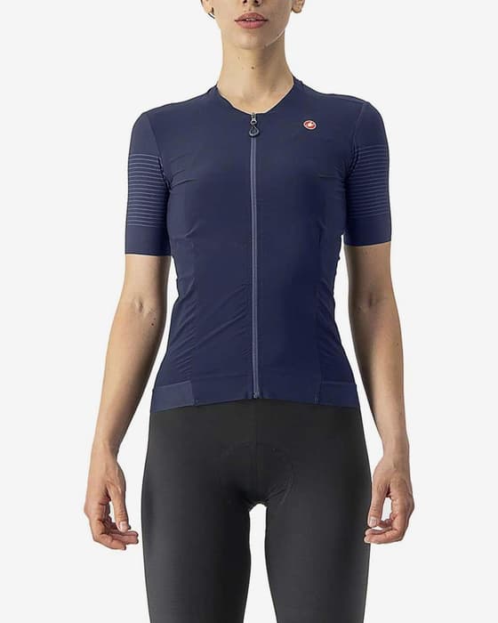 Maillot Castelli Premio manga corta azul oscuro mujer