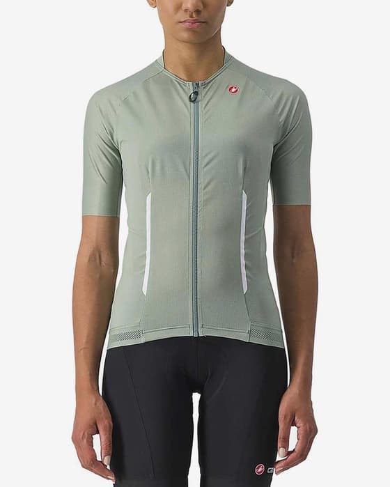 Maillot Castelli Endurance manche courte vert pâle femme