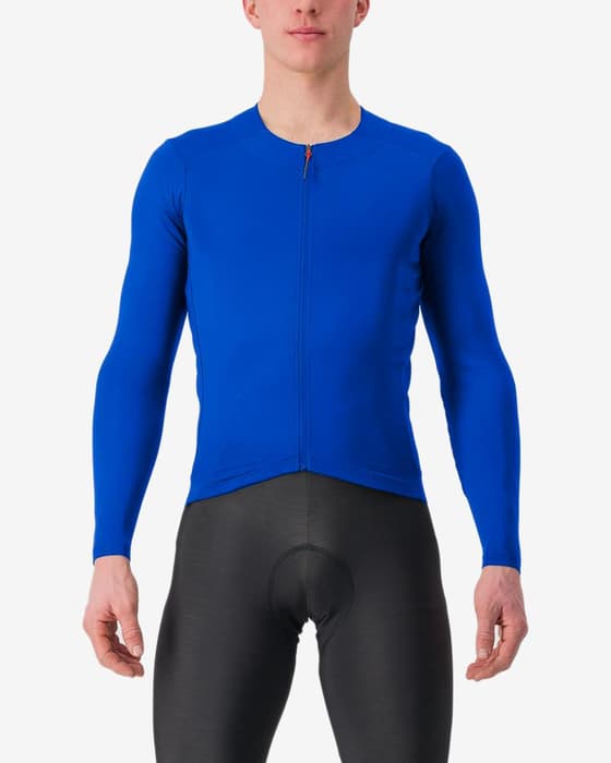 Maillot Castelli Fly manche longue bleu intense