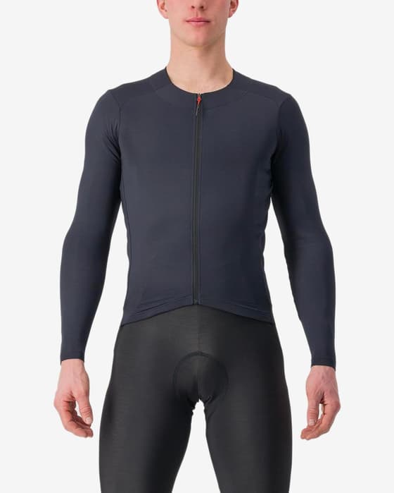 Maillot Castelli Fly manga larga negro claro