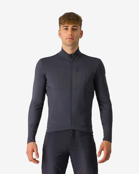 Maillot Castelli Unlimited Trail 2 manche longue noir foncé
