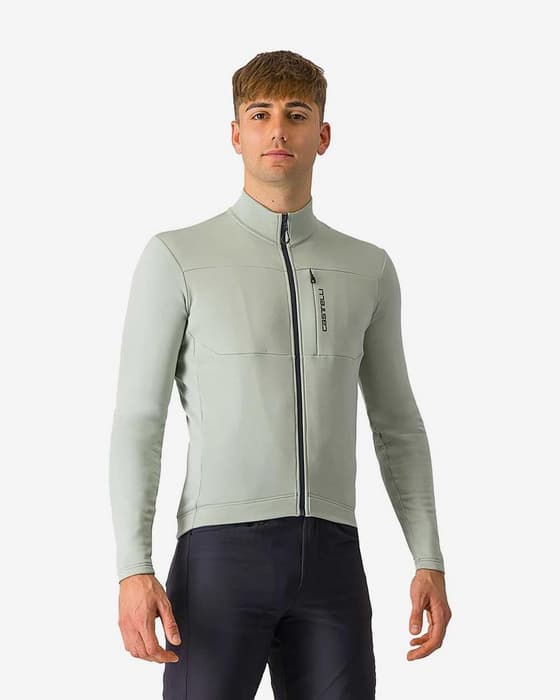 Maillot Castelli Unlimited Trail 2 manche longue blanc neutre