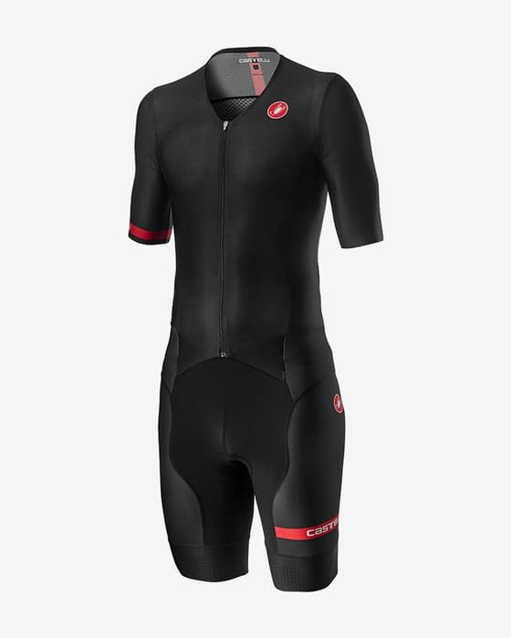 Castelli PR Sanremo 2 Rosso Corsa Triathlon Suit black
