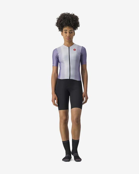 Castelli Sanremo Ultra Rosso Corsa Short Sleeve Trisuit Violet Women