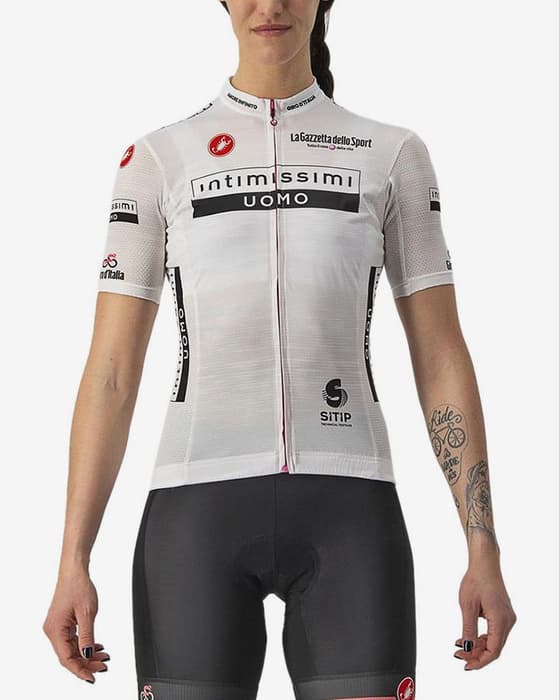 Maillot blanc Giro d'Italia 2022 Competizione manche courte femme