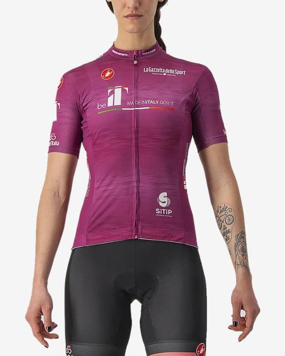 Maillot cyclamen Giro d'Italia 2022 Competizione manche courte femme