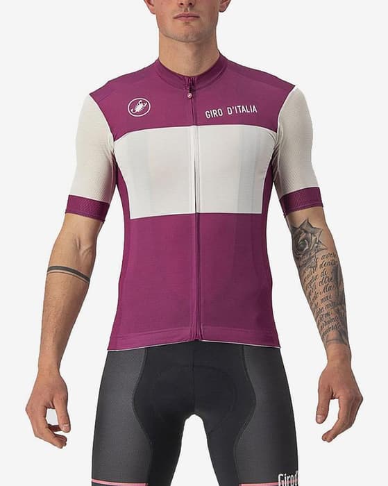 Maillot Giro d'Italia 2024 Fuori manche courte cyclamen