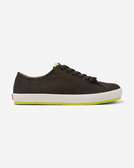 Camper Peu Rambla Vulcanised Shoes Black Green