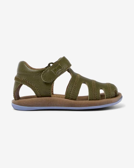 Sandalias Camper Bicho verde bosque infantil