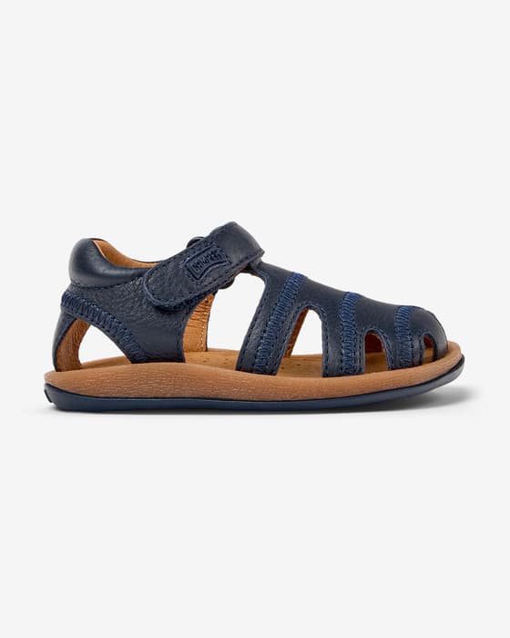 Sandali Camper Bicho FW blu marrone per bambini
