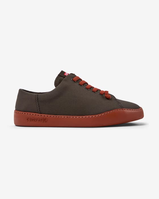 Camper Peu Touring Laces shoes brown red