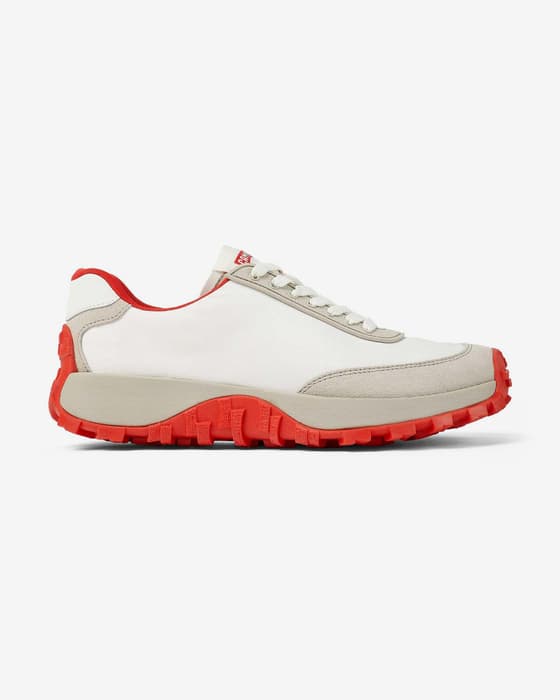 Zapatillas Camper Drift Trail blanco naranja mujer