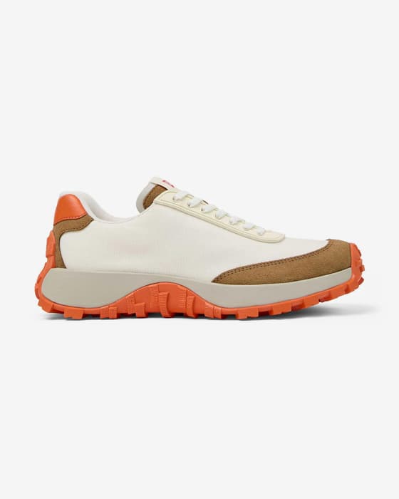 Zapatillas Camper Drift Trail blanco crema naranja mujer