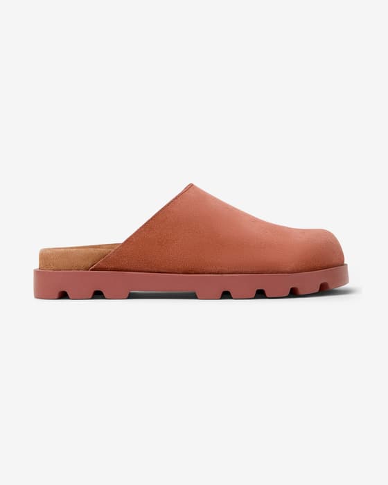 Sandalias Camper Mules Brutus rojo mujer