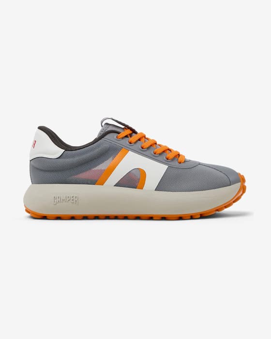 Zapatillas Camper Pelotas Athens gris naranja mujer
