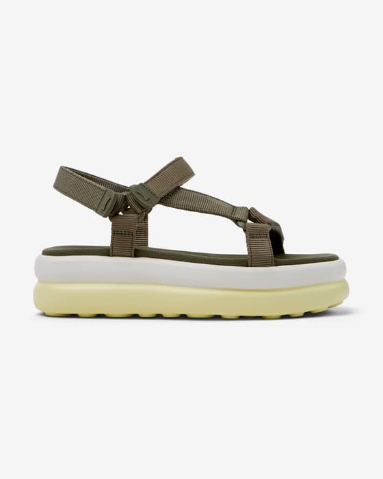 Sandalias Camper Pelotas Flota verde oliva mujer